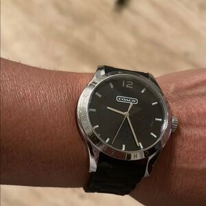 Coach Black and Silver Women's Watch